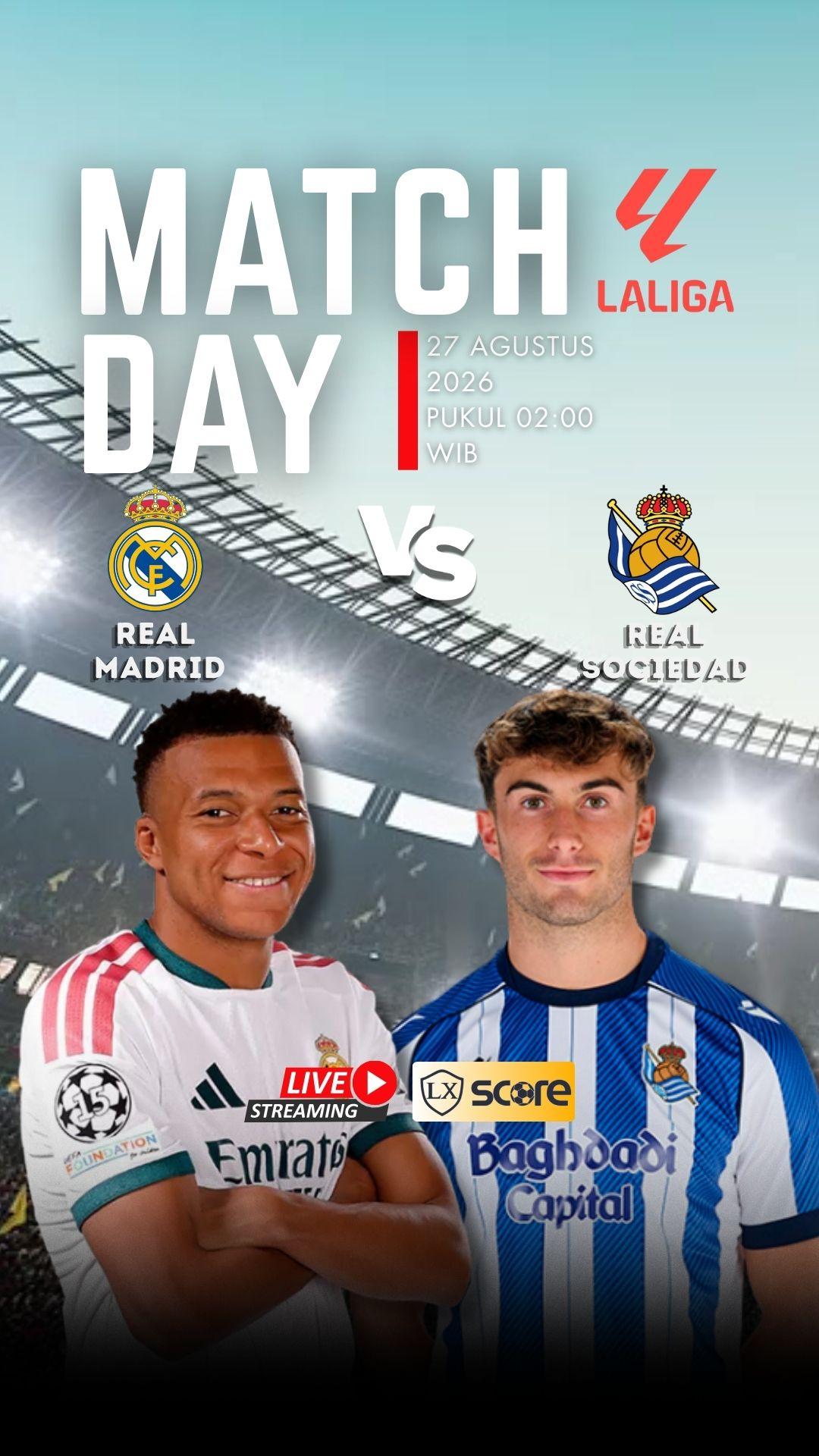LIVE STREAMING REAL MADRID VS REAL SOCIEDAD