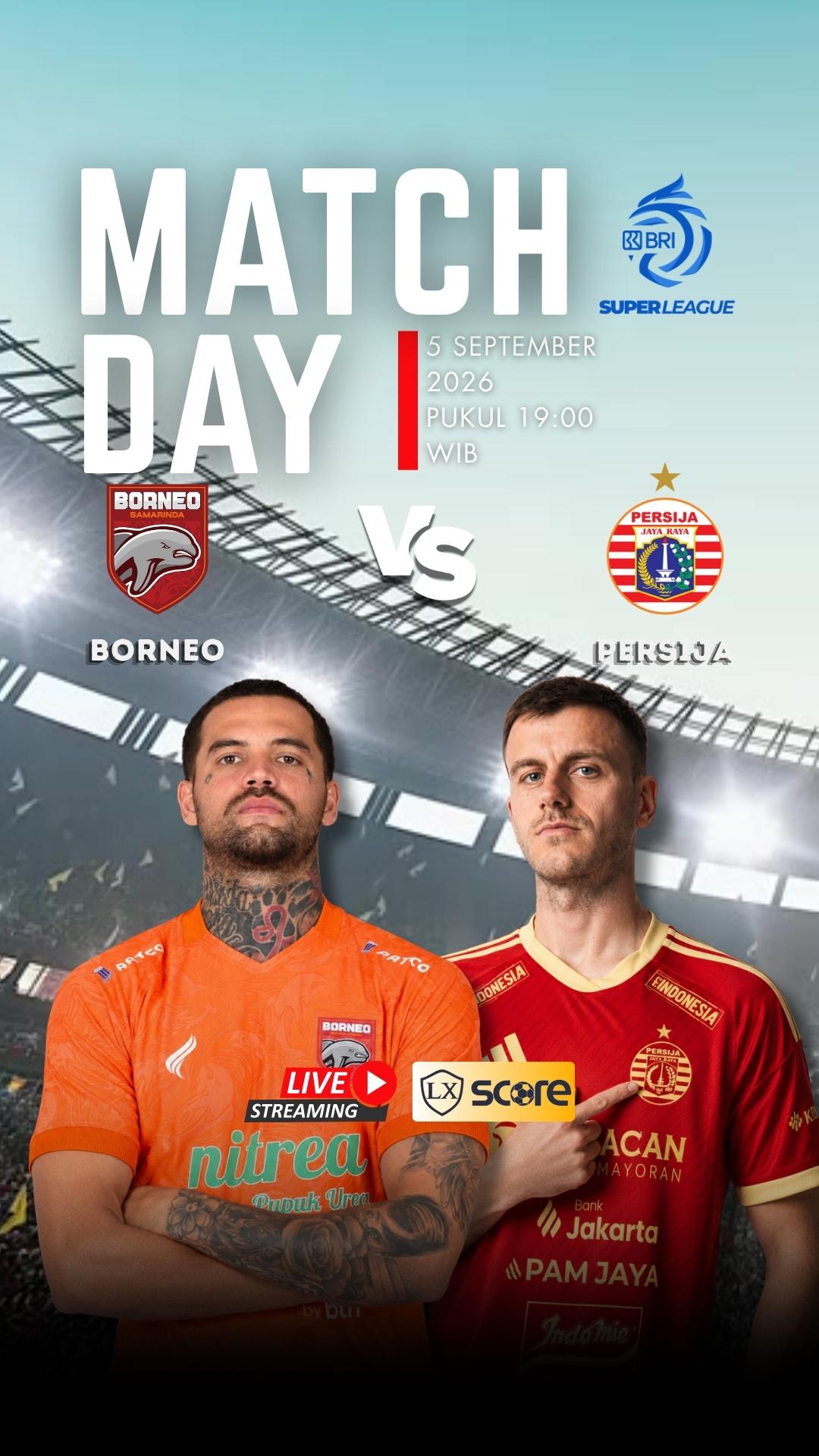 LIVE STREAMING BORNEO VS PERSIJA